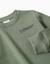 Sweat en molleton avec imprimé zy en relief Bleu foncé+Gris clair+Vert foncé 9 - vertbaudet enfant 
