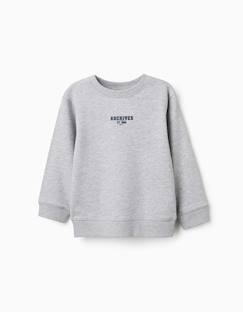 -Sweat en molleton avec imprimé zy en relief