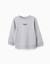 Sweat en molleton avec imprimé zy en relief Bleu foncé+Gris clair+Vert foncé 4 - vertbaudet enfant 