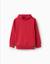 Sweat à capuche avec imprimé en relief zy Blanc+Rouge 5 - vertbaudet enfant 