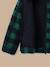 Gilet sherpa à carreaux garçon Carreaux bleu/vert 2 - vertbaudet enfant 