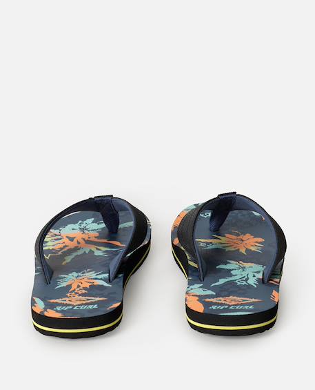 Tongs ripper 2 bloom enfant Black/orange+Bleu+Noir/blanc+Noir/rouge+Vintage navy 24 - vertbaudet enfant 