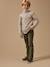 Slim en velours garçon Beige clair uni+Bleu fonce uni+Vert fonce uni 15 - vertbaudet enfant 