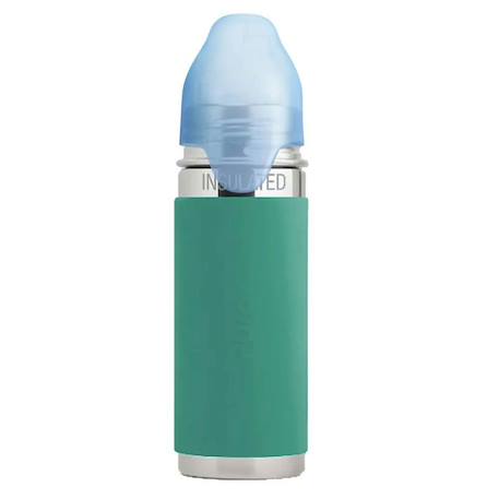 Biberon à bec isotherme en inox 260 ml - mint Vert 2 - vertbaudet enfant 