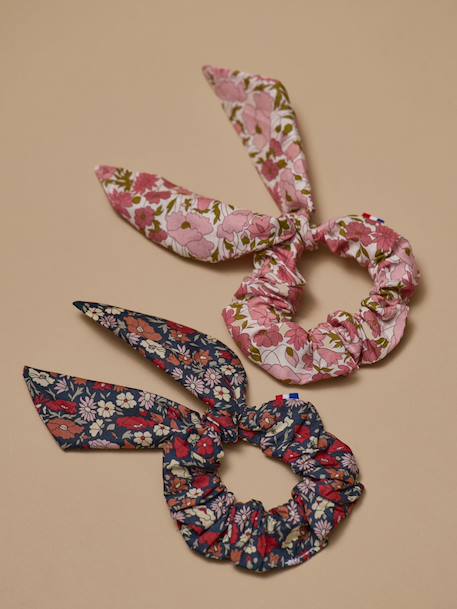 Chouchou en tissu liberty par lot de 2 Liberty poppy and daisy 1 - vertbaudet enfant 