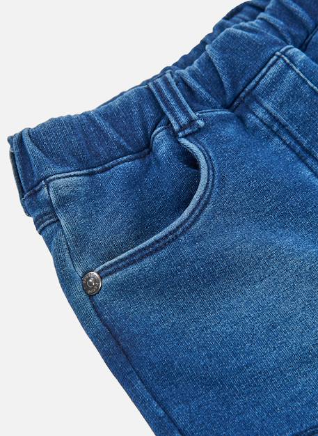 Short en jean pour fille Bleu 3 - vertbaudet enfant 