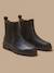 Boots chelsea cuir fille Encre 1 - vertbaudet enfant 