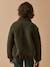 Cardigan garçon zippé en sherpa Kaki+Marine 2 - vertbaudet enfant 