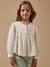 Blouse gaze de coton fille Ecru 1 - vertbaudet enfant 