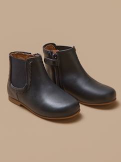 Chaussures-Boots cuir fille