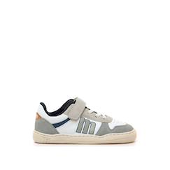 Chaussures-Sneakers garçon synthétique lacets- fermeture adhésive barefoot