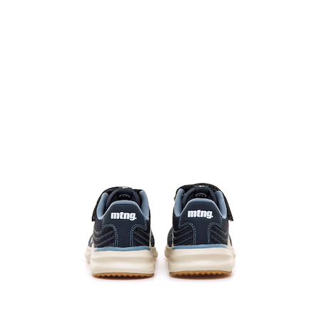 Sneakers garçon synthétique lacets Black+Blue 9 - vertbaudet enfant 