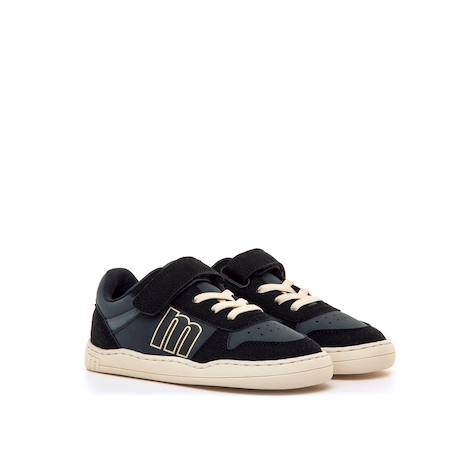 Sneakers garçon synthétique lacets- fermeture adhésive barefoot Blanc-beige+Blanco-grey+Blue+Noir mate+White 20 - vertbaudet enfant 
