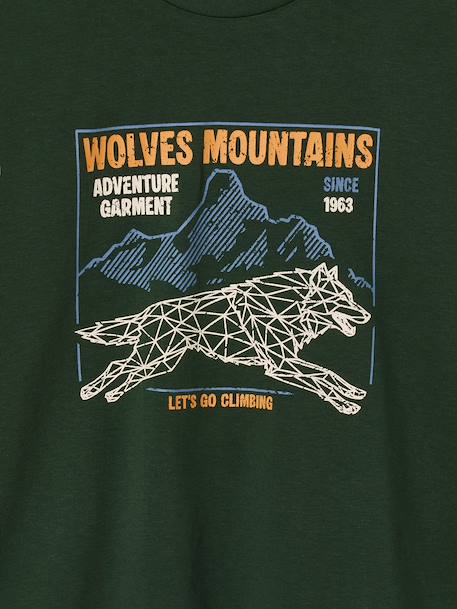 T-shirt manches longues garçon marine+vert 6 - vertbaudet enfant 