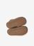 Chaussons bébé cuir souple zip marron+vert sauge 5 - vertbaudet enfant 