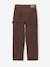 Pantalon battle garçon en velours anthracite+noisette 10 - vertbaudet enfant 