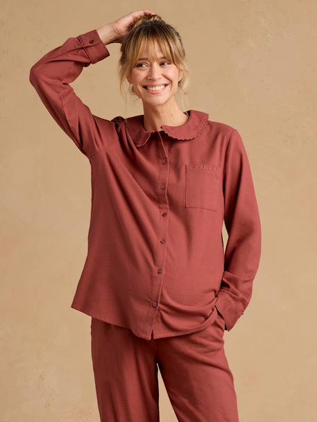 Pyjama de grossesse 2 pièces terracotta 2 - vertbaudet enfant 
