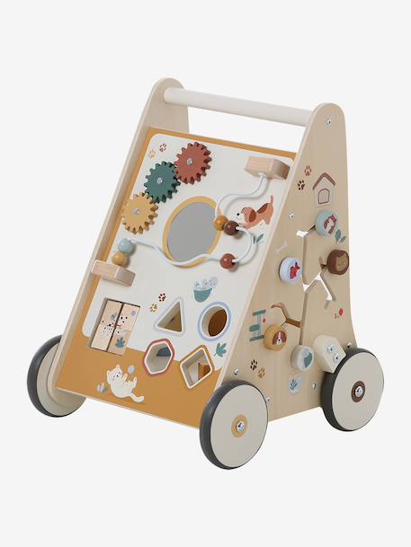 Chariot de marche avec freins en bois FSC® Big Family+Les Amis De La Foret+Savania+Tanzanie 4 - vertbaudet enfant 