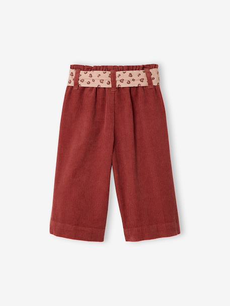 Pantalon large bébé fille marron 2 - vertbaudet enfant 