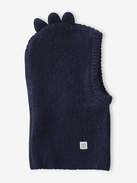 Garçon-Accessoires-Bonnet, écharpe, gants-Cagoule dino garçon