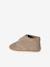 Chaussons bébé garçon cuir à scratch beige+marron 4 - vertbaudet enfant 