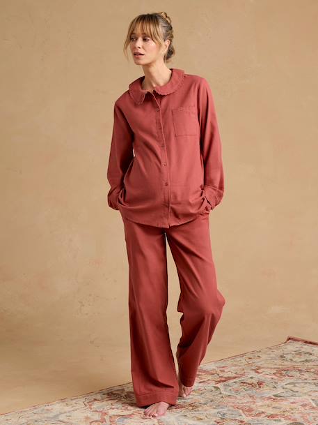 Pyjama de grossesse 2 pièces terracotta 1 - vertbaudet enfant 
