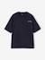 T-shirt garçon oversize Phoenix blanc chiné+gris ardoise 8 - vertbaudet enfant 