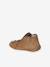 Chaussons bébé cuir souple zip marron+vert sauge 4 - vertbaudet enfant 