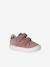 Baskets bébé fille cuir à scratchs blanc+or+rose poudré 17 - vertbaudet enfant 