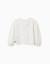 T-shirt à manches longues et bouffantes avec imprimé Blanc 1 - vertbaudet enfant 