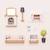 Salon pour maison de poupées Beige 6 - vertbaudet enfant 
