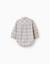 Body-chemise en coton à motif à carreaux Gris clair 2 - vertbaudet enfant 