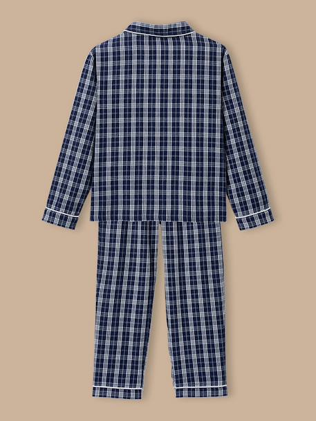 Pyjama grands carreaux garçon Carreaux bleu 3 - vertbaudet enfant 