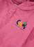 Sweat-shirt fille en molleton à capuche imprimée Pink 3 - vertbaudet enfant 