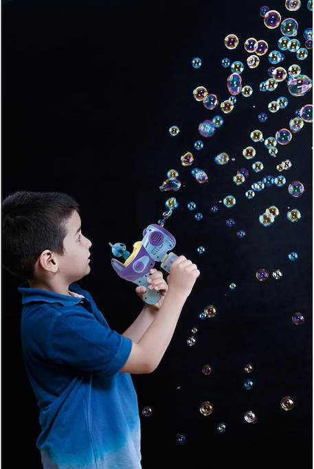 Pistolet à bulles stitch Électronique avec effets lumineux et sonores Bleu 6 - vertbaudet enfant 