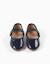 Babies vernies avec fermeture à scratch Bleu 2 - vertbaudet enfant 