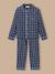Pyjama grands carreaux garçon Carreaux bleu 1 - vertbaudet enfant 