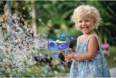 Pistolet à bulles stitch Électronique avec effets lumineux et sonores Bleu 3 - vertbaudet enfant 