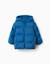 Doudoune thermique avec capuche et poches Bleu 1 - vertbaudet enfant 