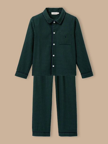 Garçon-Pyjama, surpyjama-Pyjama grand-père carreaux garçon