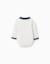 Body polo en coton avec col contrastant Blanc 2 - vertbaudet enfant 