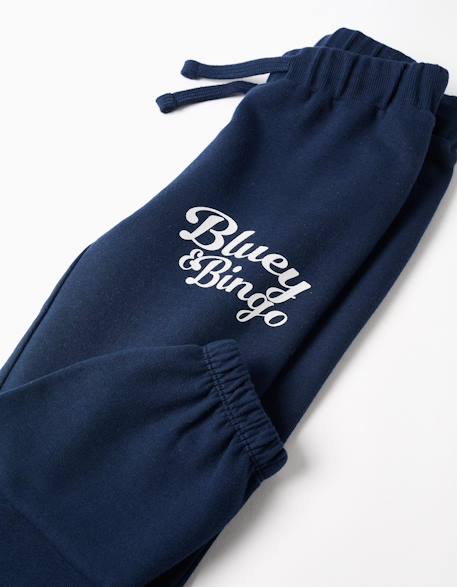 Ensemble de jogging en coton avec imprimé bluey Bleu foncé 4 - vertbaudet enfant 