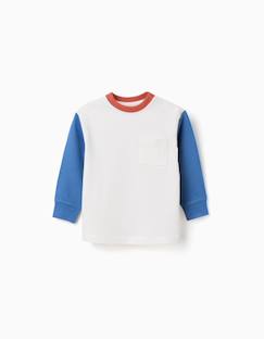 -T-shirt en coton à manches longues avec poche