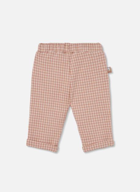 Pantalon bébé garçon maille carreaux Pink 2 - vertbaudet enfant 