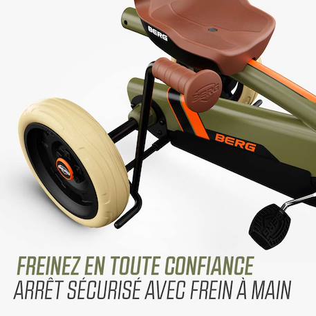 Kart à pédales pour enfants, 2+ ans, buzzy retro 2-in-1 vert Green 5 - vertbaudet enfant 