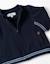 Ensemble de jogging en coton peigné à rayures Bleu foncé 3 - vertbaudet enfant 