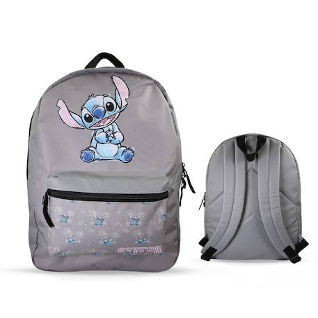 Sac à dos scolaire Disney Stitch Gris 1 - vertbaudet enfant 