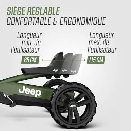 Kart à pédales pour enfants, 2+ ans, buzzy sahara Green 3 - vertbaudet enfant 