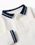 Body polo en coton avec col contrastant Blanc 3 - vertbaudet enfant 