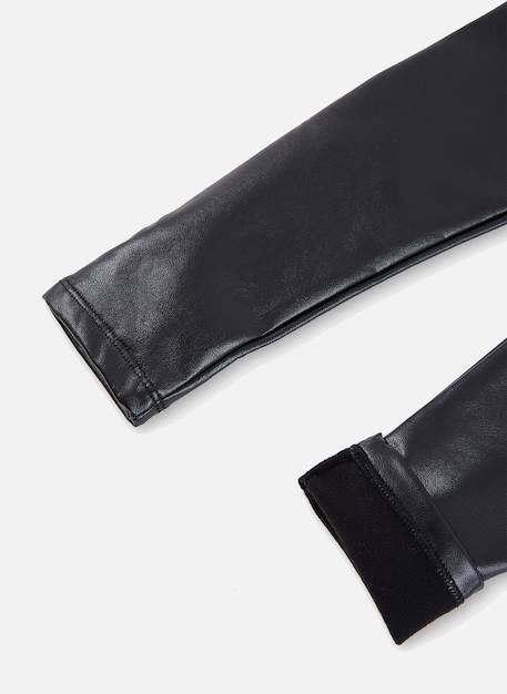 Legging fille simili cuir Noir 4 - vertbaudet enfant 
